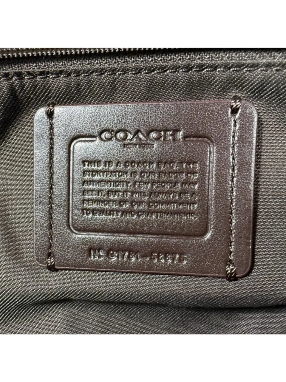 COACH Prairie Satchel Signature Logo Tan Jacquard Shoulder Bag Satchel 58875 EUC